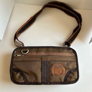 Diesel Vintage Two-Tone Brown Crossbody Waist Belt Utility Bag Unisex